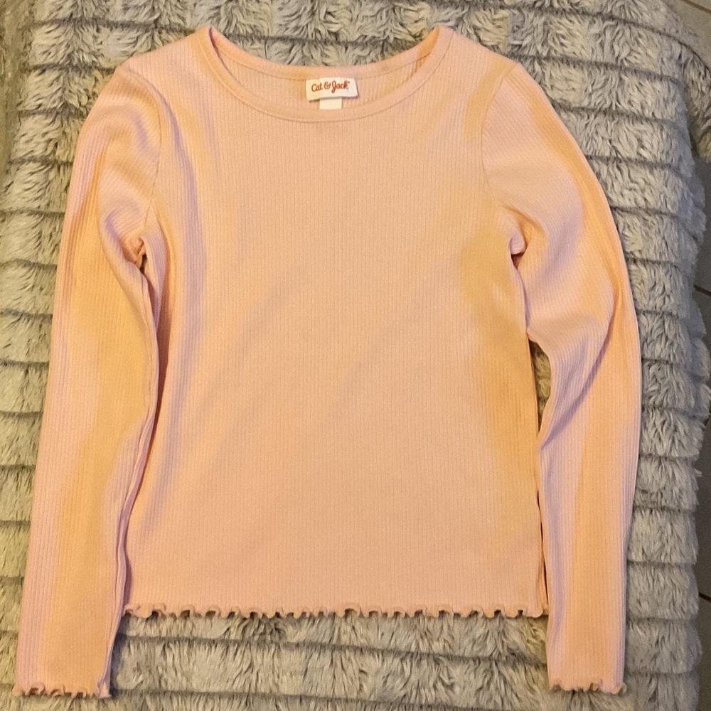 Cat & Jack Light Pink Long Sleeve Tee
